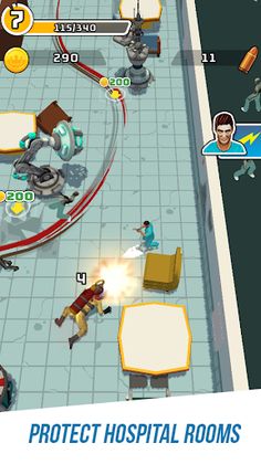 Hospital Zombie Defense - Screenshot 2