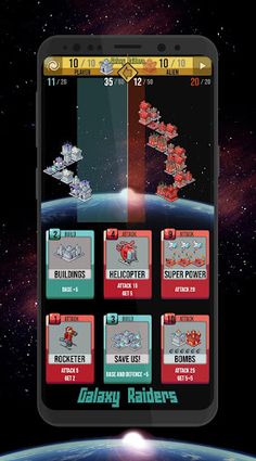 Galaxy Raiders Battle Cards - Screenshot 1