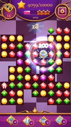 Fancy Treasure Cat: Jewel Gems - Screenshot 1