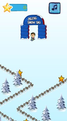 ZigZag Snow Ski - Screenshot 2