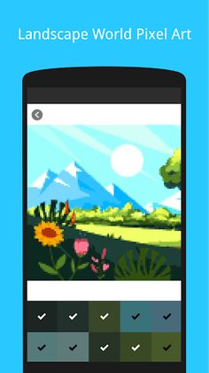 Landscape Art Color By Numbers - Screenshot 2