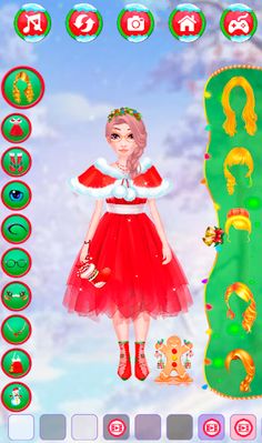 Magic Christmas Dress Up Game - Screenshot 2