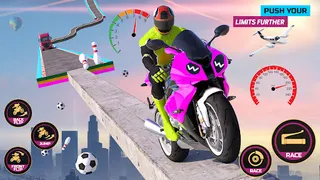 Racing Bike Stunt Games Master - Screenshot 1