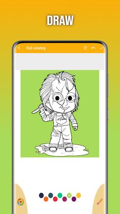 Chucky The Killer Doll drawing - Screenshot 3