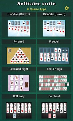 Solitaire suite - 25 in 1 - Screenshot 1