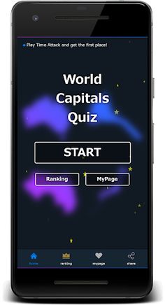 Fast World Capitals Quiz - Screenshot 2