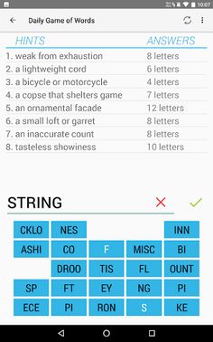 Daily Game of Words - Screenshot 3