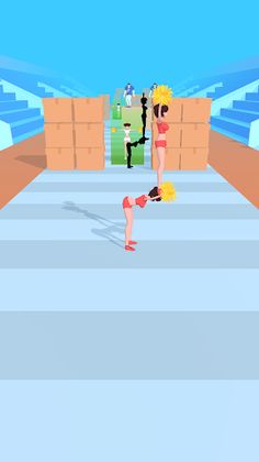 Flex Runner Cheerleading Games - Screenshot 2