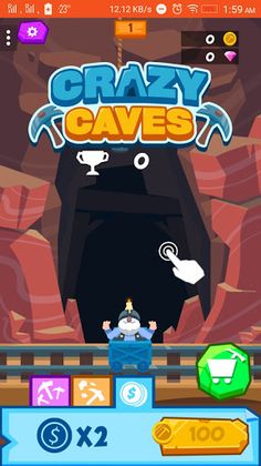 Falling Caves - Screenshot 1