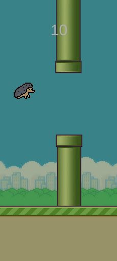 Flappy Erizo - Screenshot 2