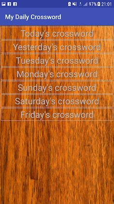 My Daily Crossword - Screenshot 3