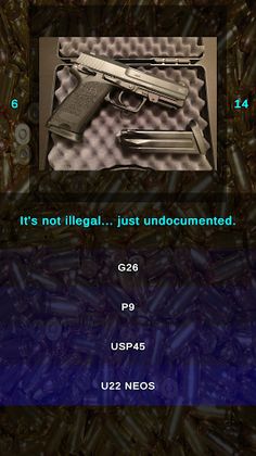 Handgun Pistol Revolver Quiz - Screenshot 2