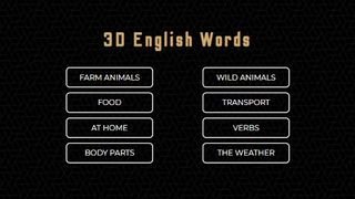 3D Words - Learning English - Screenshot 1