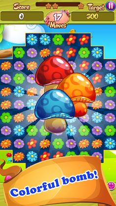 Flower Crush Match 3 - Screenshot 3