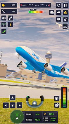 Airplane Game Flight Simulator - Screenshot 1