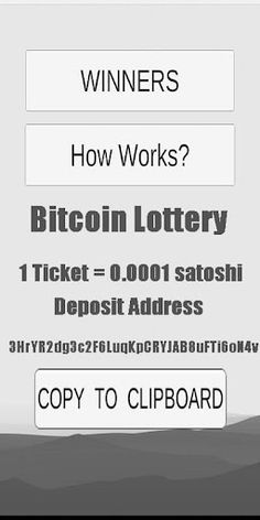 Bitcoin Lottery - Screenshot 1