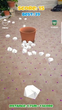 Paper Toss AR (ARCore) - Screenshot 1