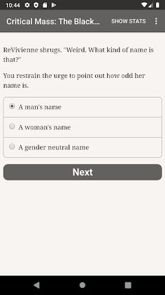 Critical Mass: The Black Vein - Screenshot 1