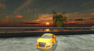 Turbo Water Slide Car Racing : - Screenshot 2