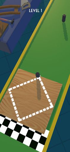 Wood cutting runner 3D - Screenshot 1
