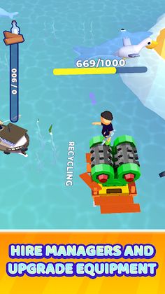 Idle Simulator Clean The Water - Screenshot 4