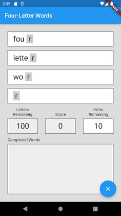 Four-Letter Words - Screenshot 1
