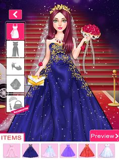 Model wedding Dress up Game - Screenshot 3