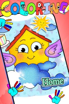 Sanrio House coloring drawing - Screenshot 1