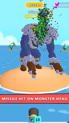 Missile Stack Voxel Demolition - Screenshot 1