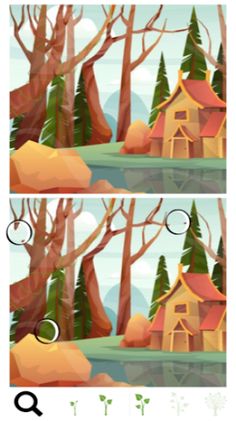 Spot a Difference Trees - Screenshot 4