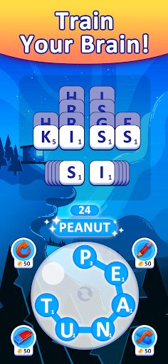 Word Links Tile Puzzle - Screenshot 1