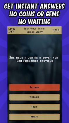 Teen Wolf Trivia Quiz - Screenshot 3