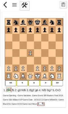 Chess Games Europe Tournaments - Screenshot 1