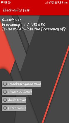 Electronics Questions and Answ - Screenshot 1