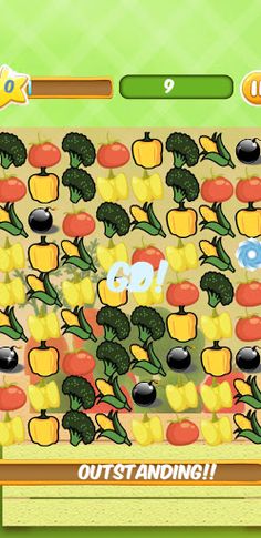 Vegetable Star Crush - Screenshot 2