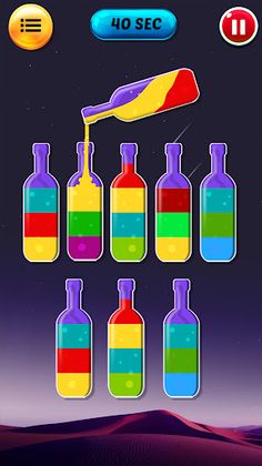 Water Color Sort Puzzle Sort - Screenshot 1