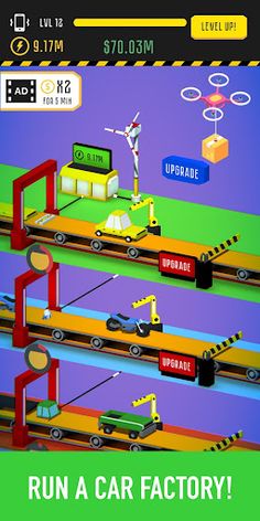 Idle Car Factory - Screenshot 3