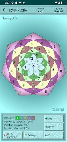 Lotus Sudoku - Screenshot 1