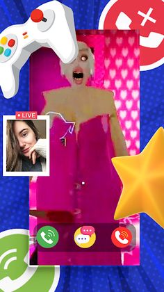 Barbi Granny Scary Video Call - Screenshot 3