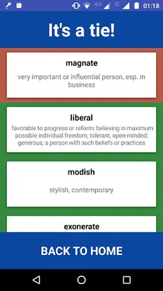 GRE Word Game - English Vocabu - Screenshot 4