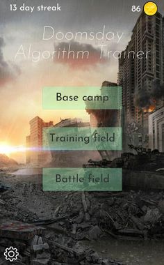 Doomsday Algorithm Trainer - Screenshot 1
