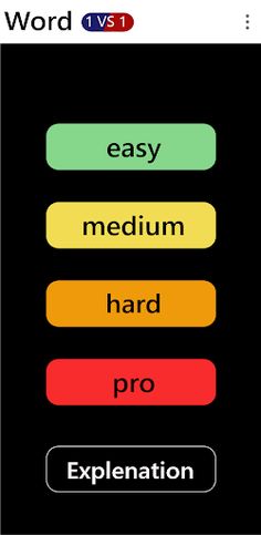 Word1vs1-Quiz Word-Knowledge- - Screenshot 2