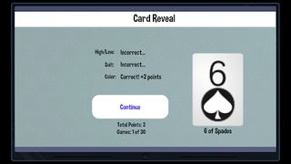 Guess the Card - Screenshot 3