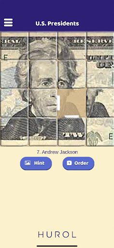 U.S. Presidents Sliding Puzzle - Screenshot 2