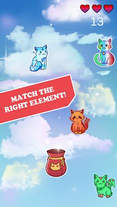 Elemental Cat Rain - Screenshot 1