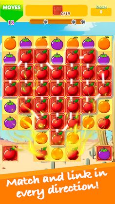 Fruit Smash - Link and Match - Screenshot 1