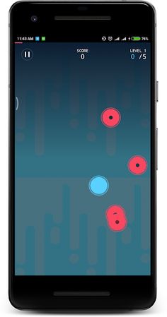 TapRush Blue - satisfying tapp - Screenshot 3