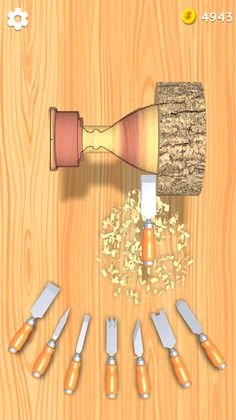 Wood Turning 3D - Carving Game - Screenshot 3