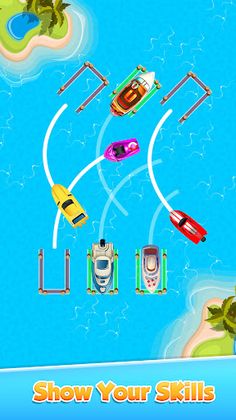 Park The Boat Games Puzzle 3D - Screenshot 1