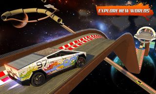 Ev Truck Stunt Race Car Games - Screenshot 3